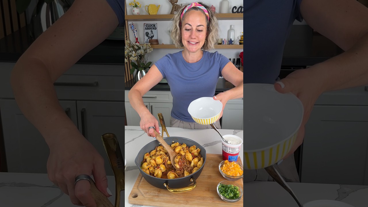 One Pan Taco Tortellini